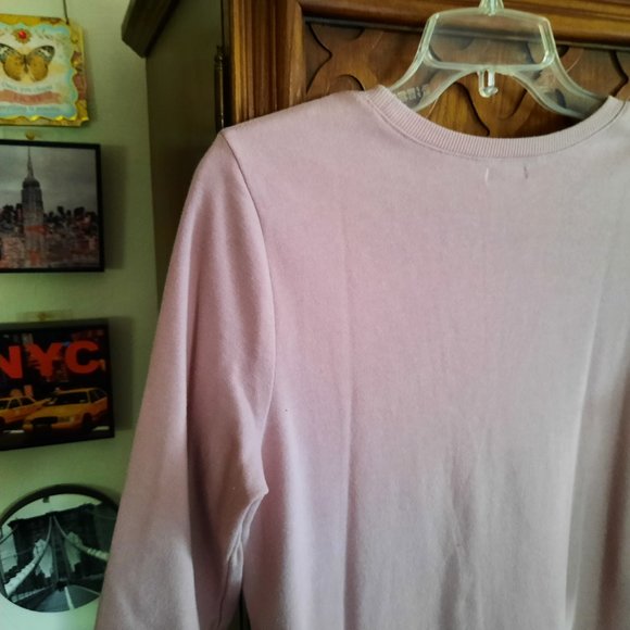3/$15 Love Fire 3/4 Sleeve Sweater Dress with pockets - Blush Pink, Size M - Picture 12 of 16